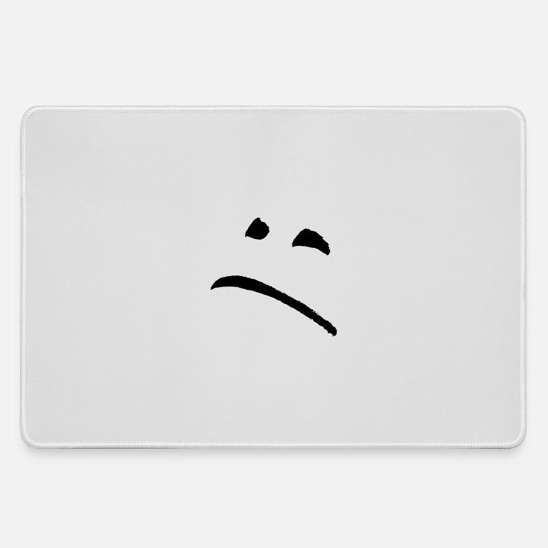 Sad - Large Gaming Mouse Mat - grey