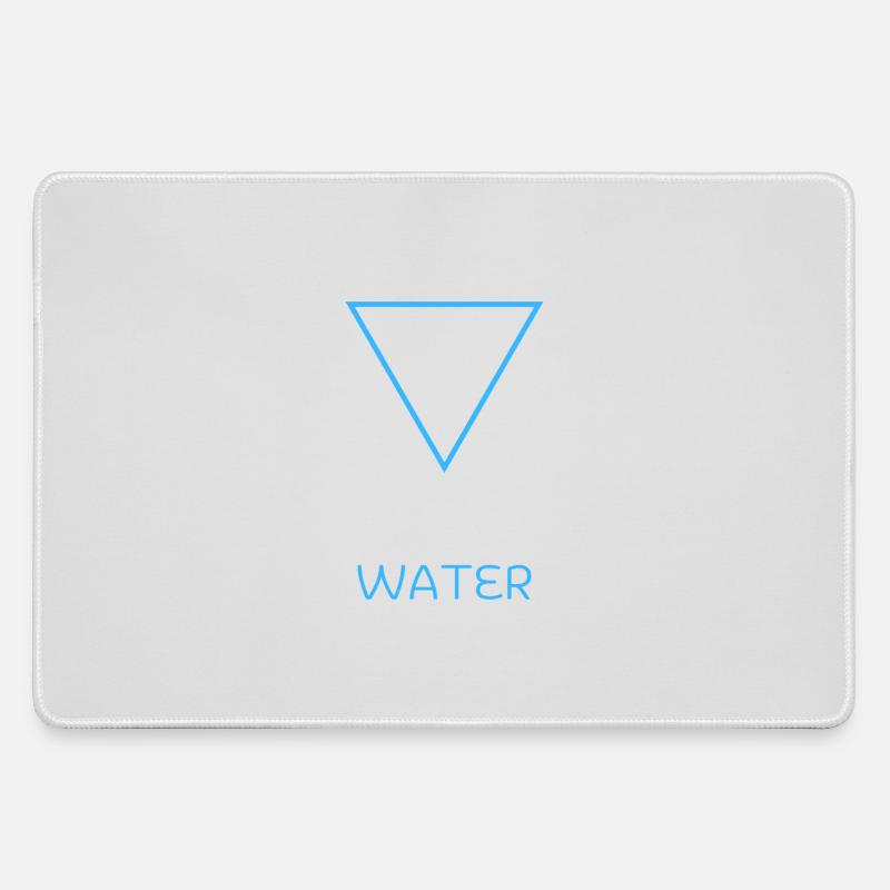 Water Element - Large Gaming Mouse Mat - grey