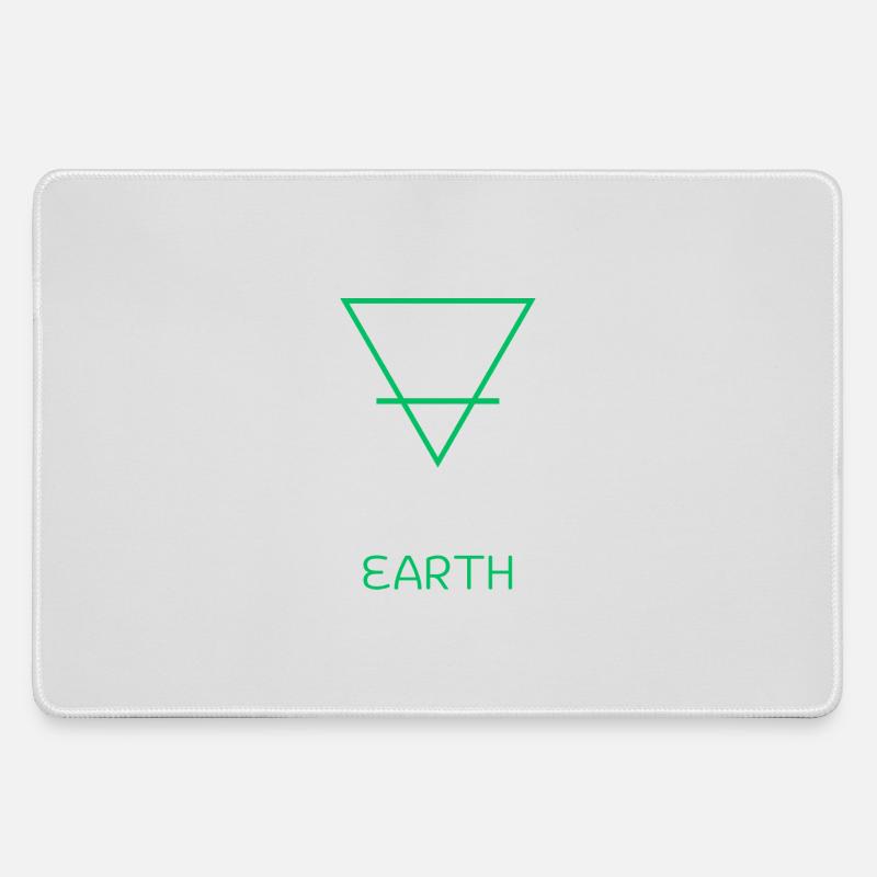 Earth Element - Large Gaming Mouse Mat - grey