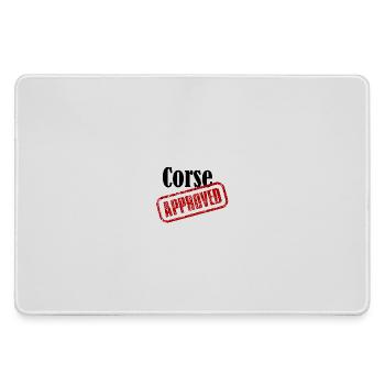 T-shirt Corsica Approved - Large Gaming Mouse Mat - grey - Front