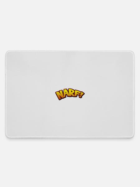 NARF! - Mousepad groß für Gamer - Grau