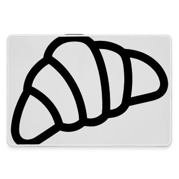croissant - Grand tapis de souris gamer - bruyère - Devant