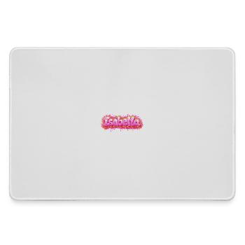 ISABELLA GRAFFITI NAME FOR PERFECT GIFT PRINTABLE - Large Gaming Mouse Mat - grey - Front