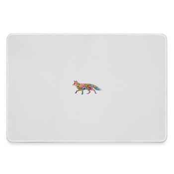 Fleurs en forme d’aquarelle en forme de renards - Grand tapis de souris gamer - bruyère - Devant