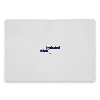 Stay Hydrated Drink Spritzer - Large Gaming Mouse Mat - grey - Front