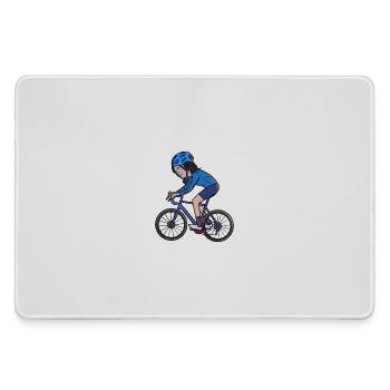 Kamala Harris Bike - Large Gaming Mouse Mat - grey - Front