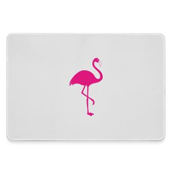 Flamingo pink summer sun beach - Large Gaming Mouse Mat - grey - Front