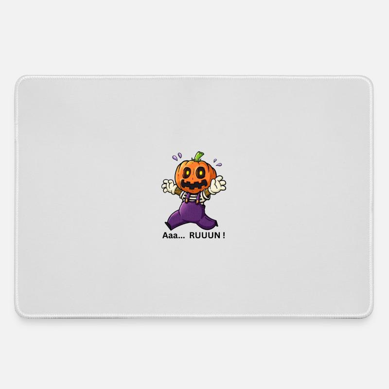 Aaa RUUUN! - Large Gaming Mouse Mat - grey