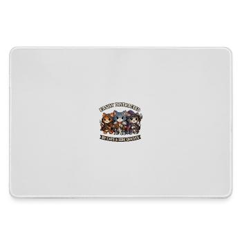 Warrior Cats and Side Quests Humor - Large Gaming Mouse Mat - grey - Front