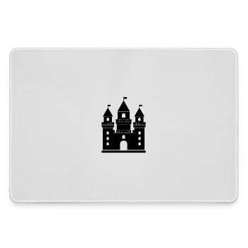 Burg - Mousepad groß für Gamer - Grau - Vorne