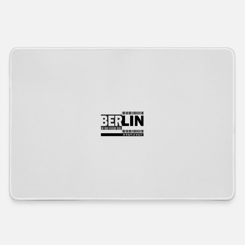 BERLIN - code-barres - Grand tapis de souris gamer - bruyère