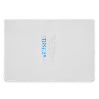 wolfsblut wikinger thor wolf odin norden walhalla - Mousepad groß für Gamer - Grau - Vorne