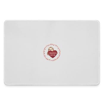 I Pawsitively Love You - Large Gaming Mouse Mat - grey - Front
