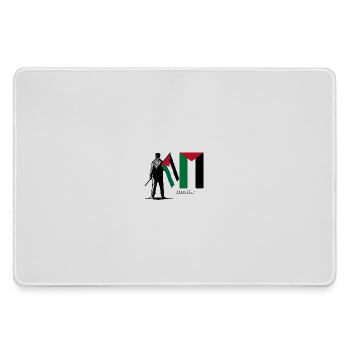 Abstract Sluette Colorful Blocks - Large Gaming Mouse Mat - grey - Front