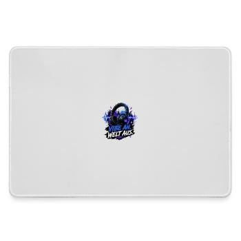 Vibe an -Welt aus - Mousepad groß für Gamer - Grau - Vorne