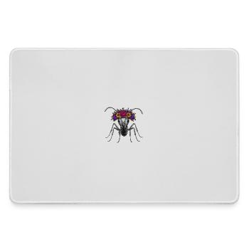 Blütenkrone-Ant Ameise - Mousepad groß für Gamer - Grau - Vorne