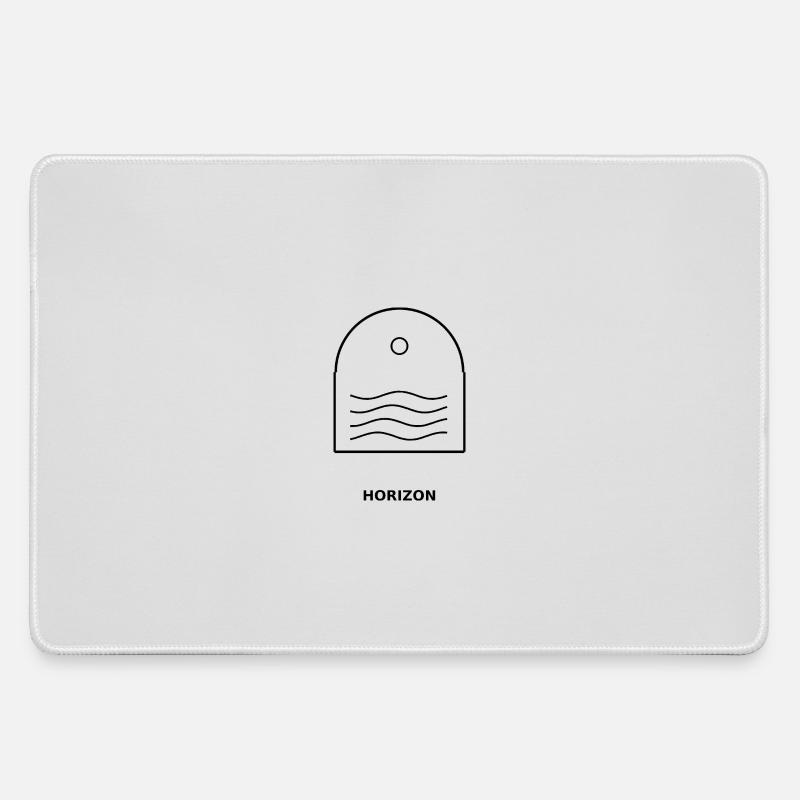 horizon - Large Gaming Mouse Mat - grey