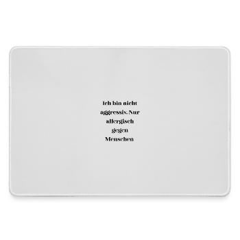 Sarkasmus nicht aggressiv  - Mousepad groß für Gamer - Grau - Vorne