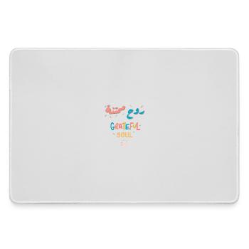 Dankbare Regenbogenseele - Mousepad groß für Gamer - Grau - Vorne