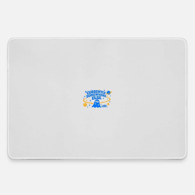 CURRENTLY SOMEWHERE ELSE - Mousepad groß für Gamer - Grau
