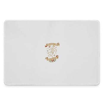 Skeleton Vintage Tattoo Dance Escalated Quickly - Large Gaming Mouse Mat - grey - Front