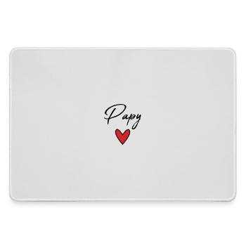 Grandpa. DAD. FATHER'S DAY. HAPPY FATHER'S DAY. PARTY - Large Gaming Mouse Mat - grey - Front