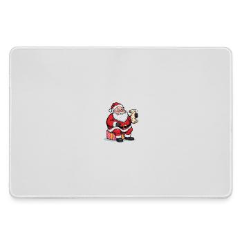 Weihnachtsmann-Humor-Checkliste - Mousepad groß für Gamer - Grau - Vorne