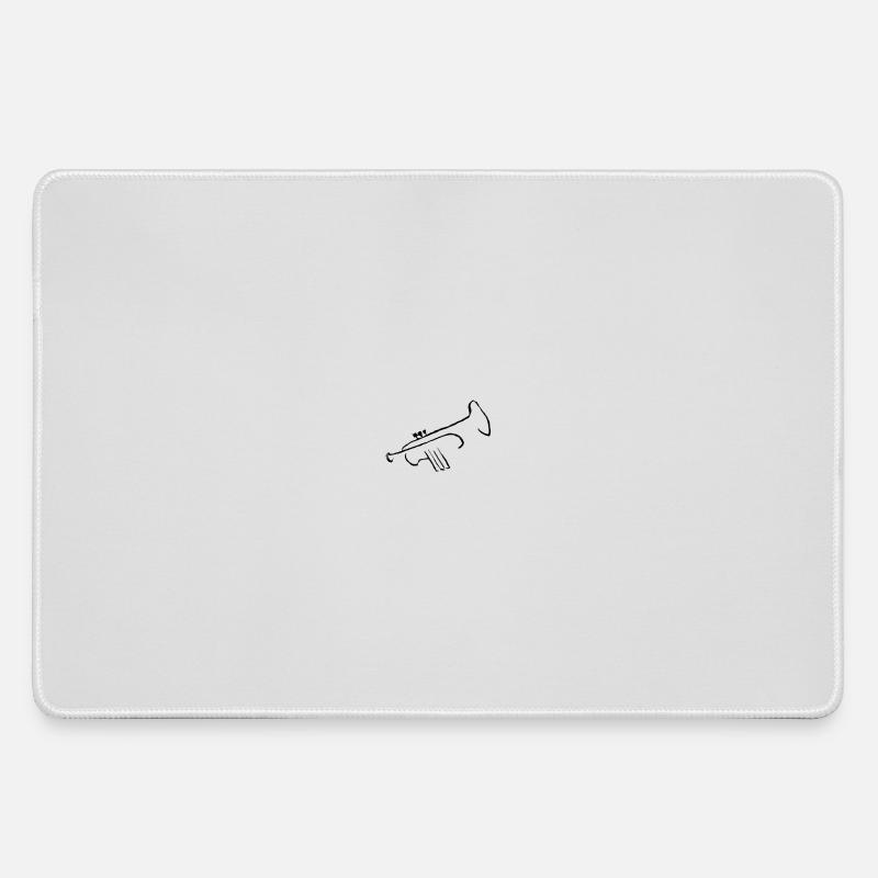 Trumpet - Large Gaming Mouse Mat - grey