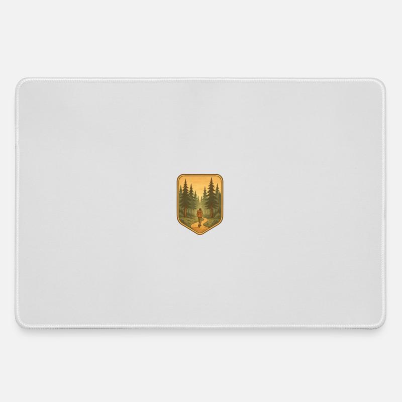 Into the Forest - Large Gaming Mouse Mat - grey