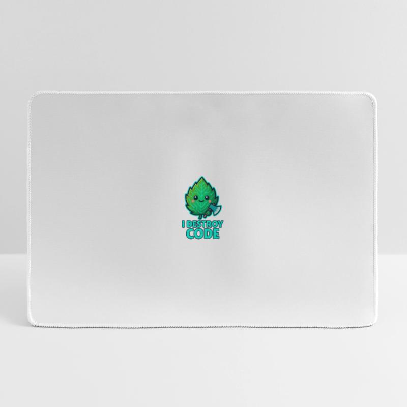 Green Leaf Code Warrior Large Gaming Mouse Mat
