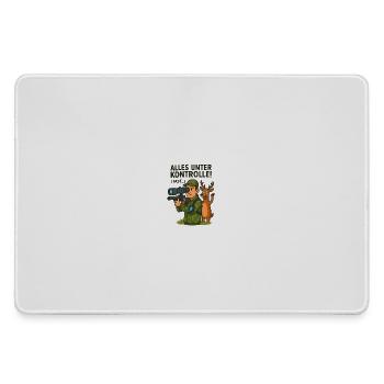 Alles Unter Kontrolle Jagd - Mousepad groß für Gamer - Grau - Vorne