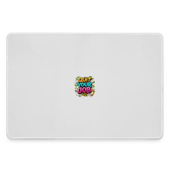 Quit Your Job: Freedom and Gold - Large Gaming Mouse Mat - grey - Front