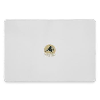 Witch Way to the Wine - Large Gaming Mouse Mat - grey - Front