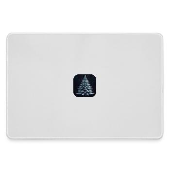Arbre de Noël Sapin Polygones Vert - Grand tapis de souris gamer - bruyère - Devant