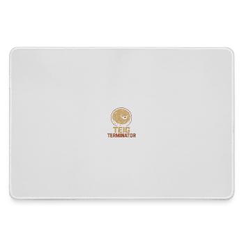 Dough Terminator Bread Design for Clay Heroes - Large Gaming Mouse Mat - grey - Front