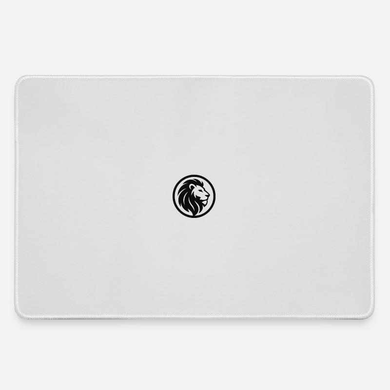 Lion Crest - Large Gaming Mouse Mat - grey