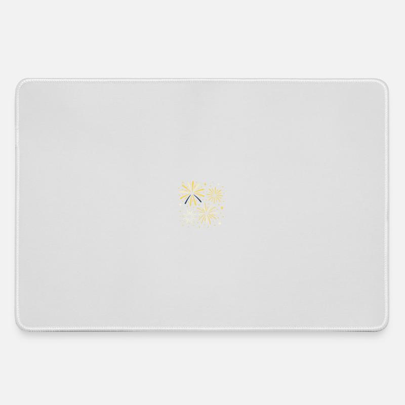 Fireworks - Large Gaming Mouse Mat - grey