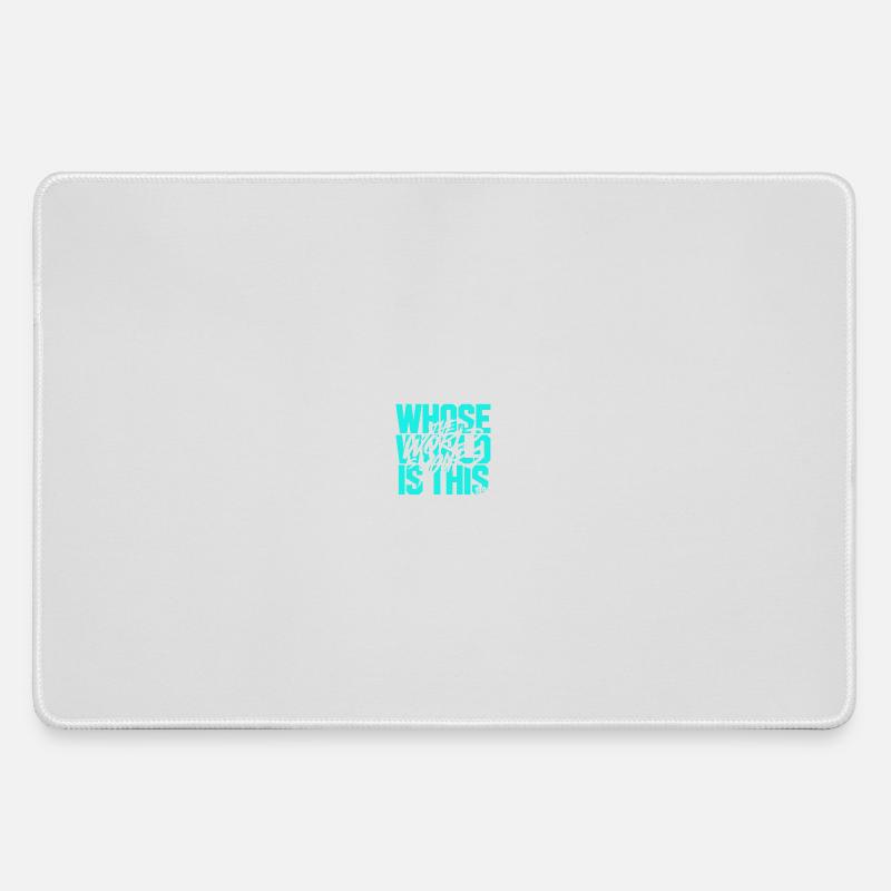 Who Owns This World 1994 - Large Gaming Mouse Mat - grey