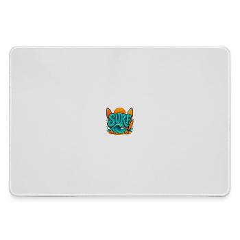 Sunset Surf Wortkunst - Mousepad groß für Gamer - Grau - Vorne