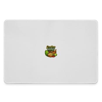 Somtam Is My Therapy – Retro Thailand Street Food  - Mousepad groß für Gamer - Grau - Vorne