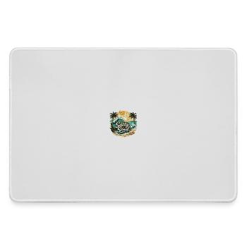 Salty Soul Beach Shirt - Large Gaming Mouse Mat - grey - Front