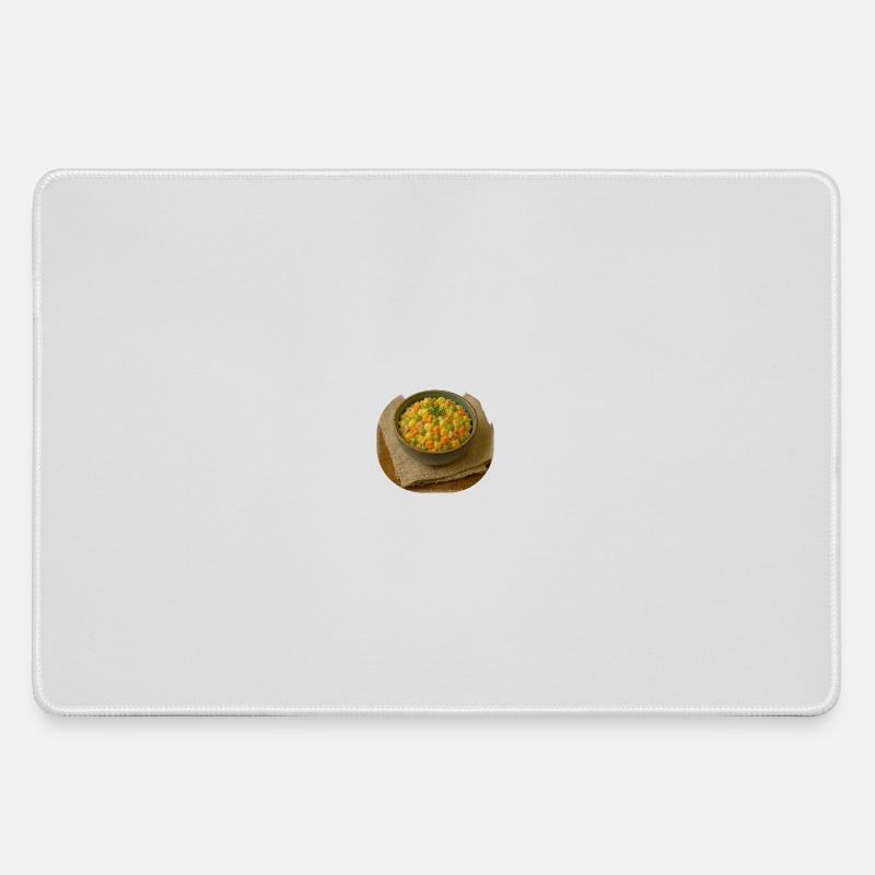 Olivje Salad - Large Gaming Mouse Mat - grey