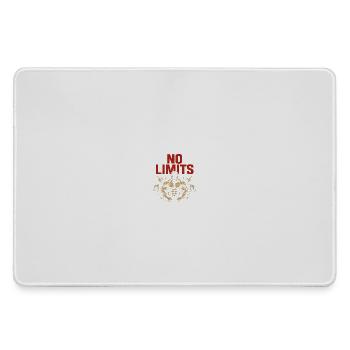 No Limits – Kraft und Stärke - Mousepad groß für Gamer - Grau - Vorne