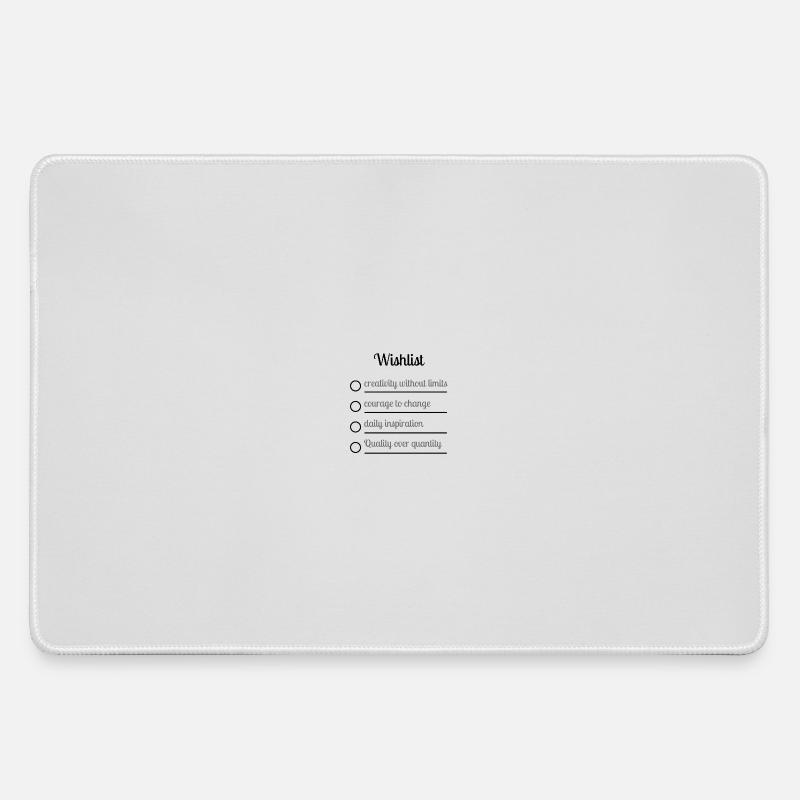 Wishlist - Large Gaming Mouse Mat - grey