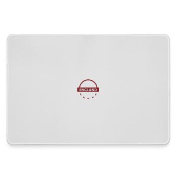 England Round emblem in red colour - Large Gaming Mouse Mat - grey - Front