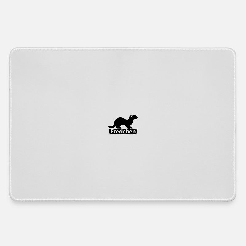 Fredchen_Frettchen - Large Gaming Mouse Mat - grey