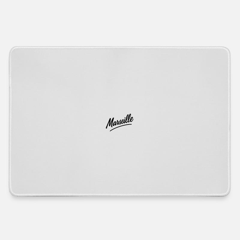 Marseille Script Swing - Large Gaming Mouse Mat - grey