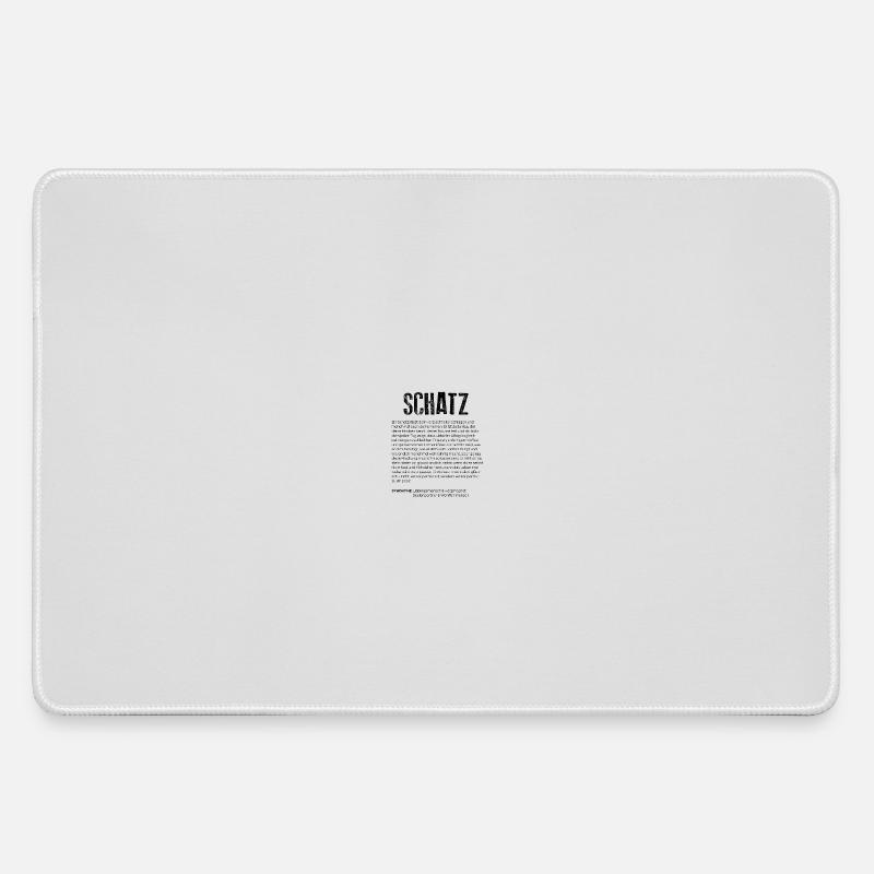 Treasure Definition - Large Gaming Mouse Mat - grey