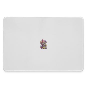 Ours de fête - Grand tapis de souris gamer - bruyère - Devant