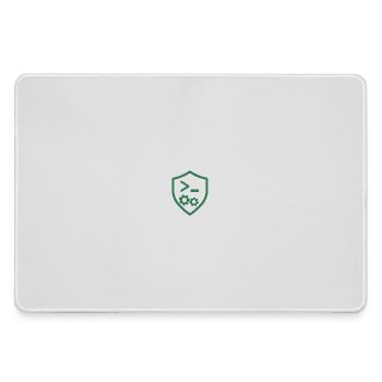 Code Shield with Gears - Large Gaming Mouse Mat - grey - Front